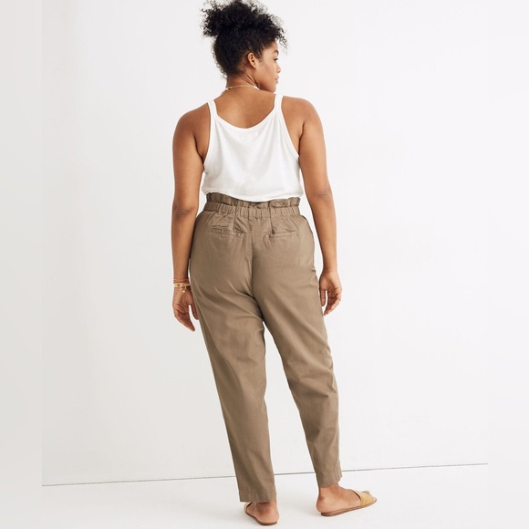 Madewell Pull-On Paperbag Pants Sz 27 - Picture 3 of 8